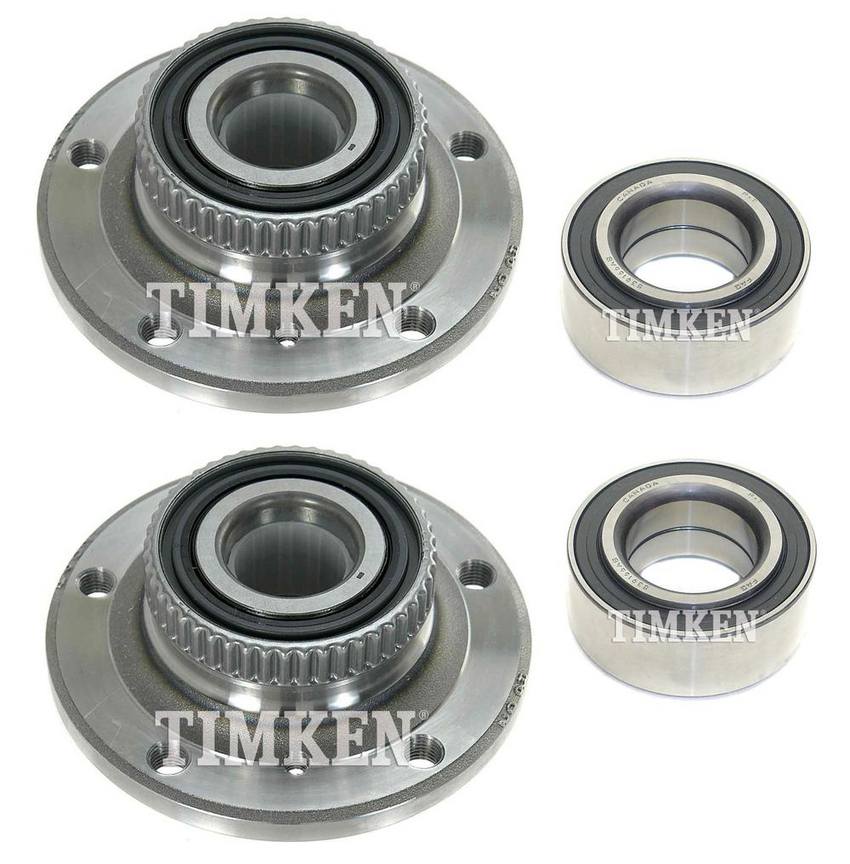 BMW Wheel Bearing and Hub Assembly Kit - Front and Rear 33412220987 - Timken 2877562KIT